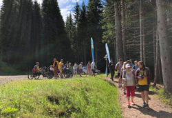 Inaugurazione del Sentiero Marciò - Parco Naturale Paneveggio Pale di S. Martino, SportABILI Predazzo. IRIFOR Trentino (Trentino Alto Adige)