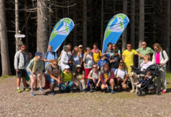 Inaugurazione del Sentiero Marciò - Parco Naturale Paneveggio Pale di S. Martino, SportABILI Predazzo. IRIFOR Trentino (Trentino Alto Adige)